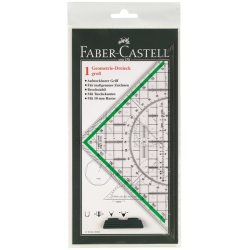 FABER-CASTELL Equerre géométrique BK 1 grande, avec poignée
