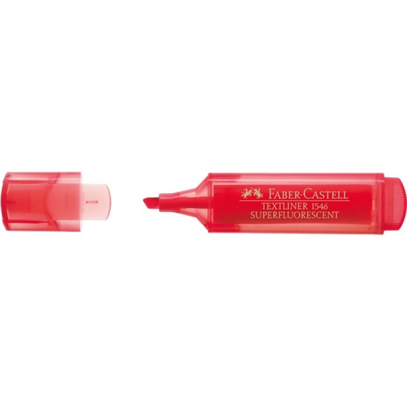 FABER-CASTELL Surligneur TEXTLINER 1546, rouge