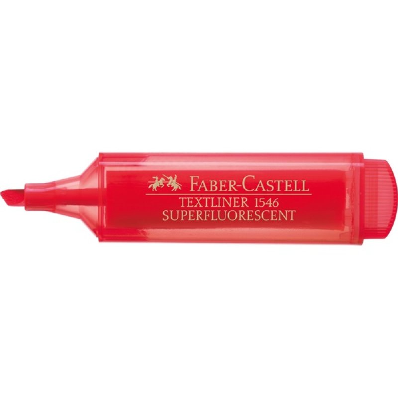 FABER-CASTELL Surligneur TEXTLINER 1546, rouge