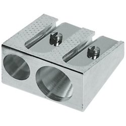 FABER-CASTELL Double taille crayon en Metall, argent