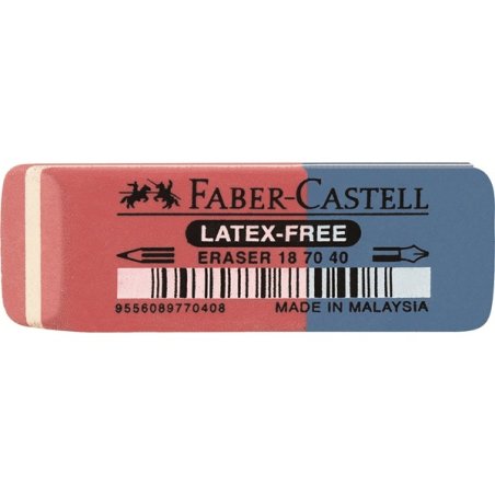 Faber-Castell 187040 eraser Blue, Red 1 pc(s)