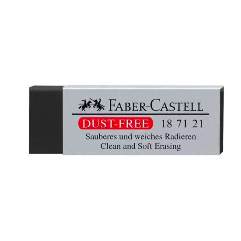 Faber-Castell 187121 gomme à effacer Plastique Noir 1 pièce(s)