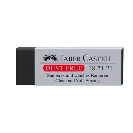 Faber-Castell 187121 gomme à effacer Plastique Noir 1 pièce(s)