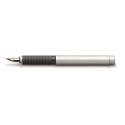 FABER-CASTELL Stylo plume BASIC METALL, mat, plume: M