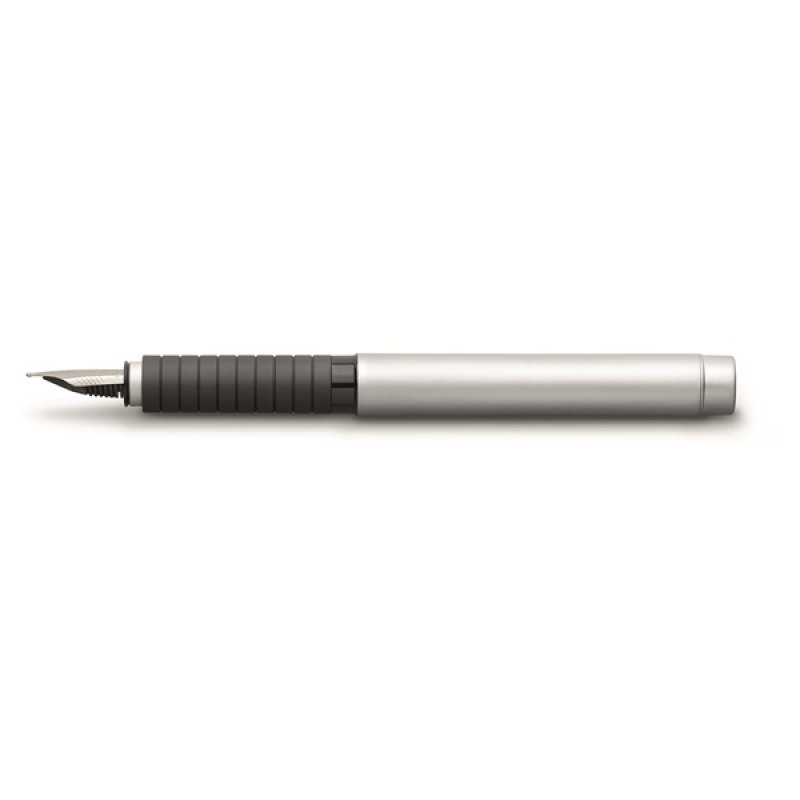 FABER-CASTELL Stylo plume BASIC METALL, mat, plume: M