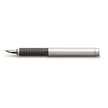FABER-CASTELL Stylo plume BASIC METALL, mat, plume: M