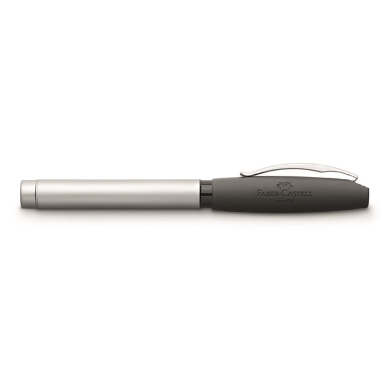 FABER-CASTELL Stylo plume BASIC METALL, mat, plume: M