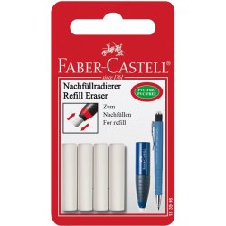 FABER-CASTELL Gomme de recharge pour Crayon gomme