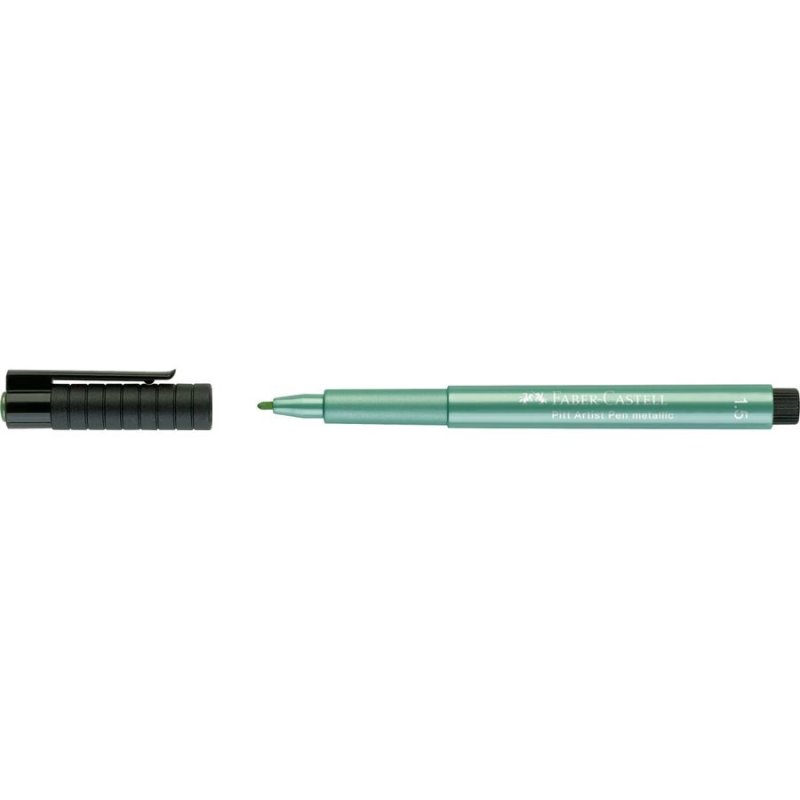 Faber-Castell 167394 fineliner Metallic green 1 pc(s)