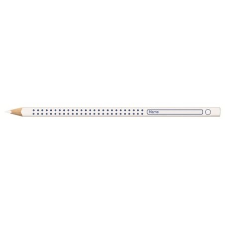 FABER-CASTELL Crayon pour cahier et tableau GRIP blanc