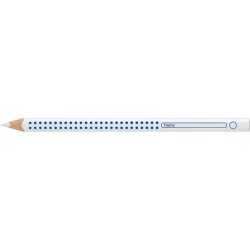 FABER-CASTELL Crayon pour cahier et tableau Jumbo GRIP blanc