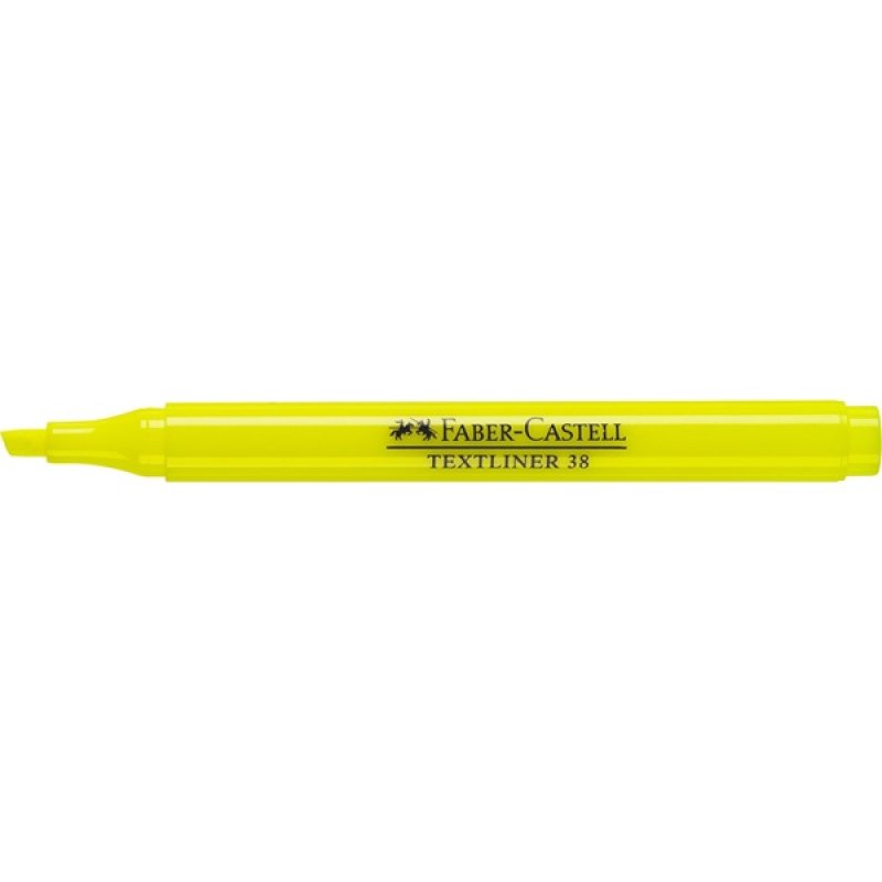 FABER-CASTELL Surligneur TEXTLINER 38, jaune