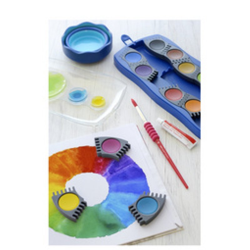 FABER-CASTELL Kit de pinceau à poils synthétiques