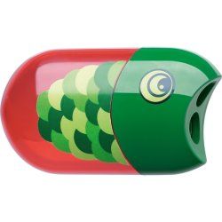 Faber-Castell 183525 taille-crayons Taille crayon manuel Vert, Rouge