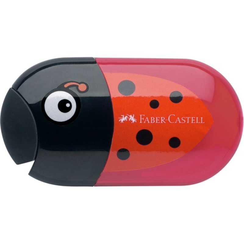Faber-Castell 183526 pencil sharpener Manual pencil sharpener Black, Red