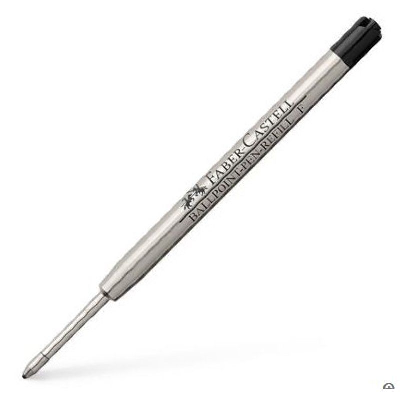 FABER-CASTELL Recharge grand volume F stylo à bille, noir