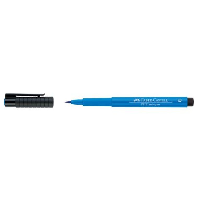 FABER-CASTELL Feutre PITT artist pen, bleu phthalo