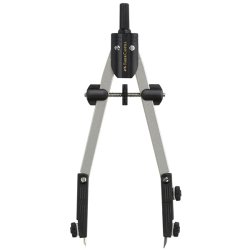 FABER-CASTELL Compas à réglage rapide, argent / noir