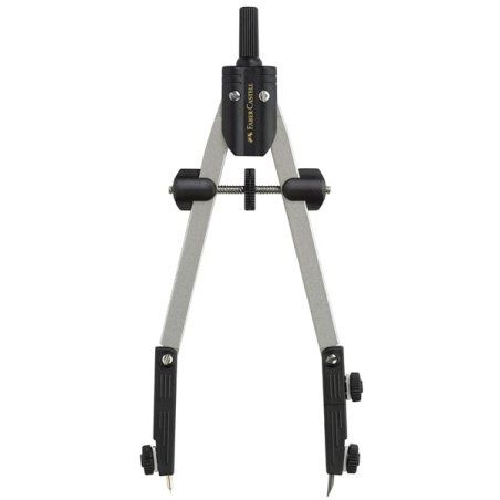 Faber-Castell 174035 compas à secteur Gris, Noir