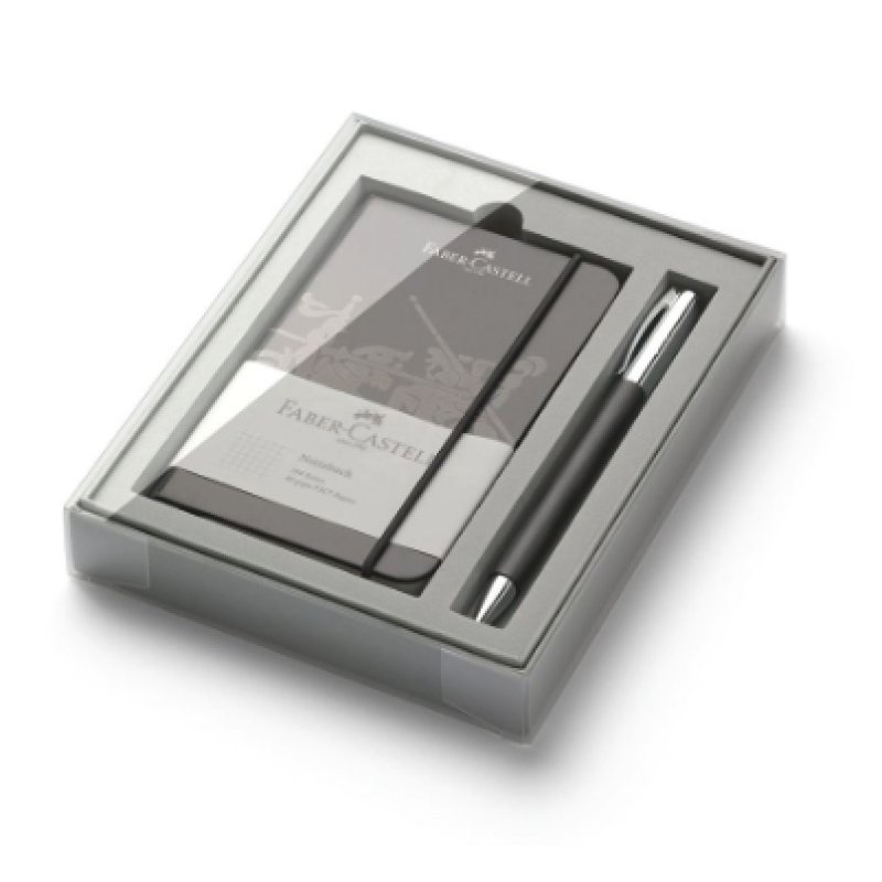 FABER-CASTELL Kit d'outils d'écriture Ambition résine, noir