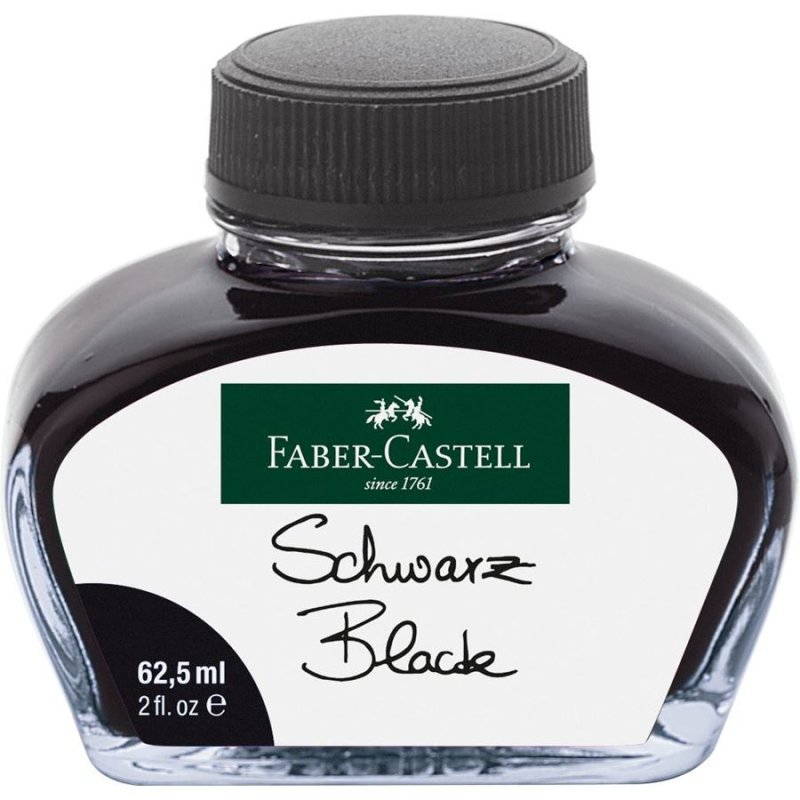 FABER-CASTELL Flacon d'encre, contenu: 62,5 ml, noir