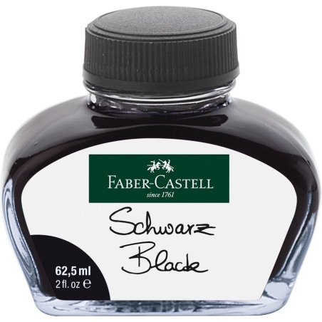 FABER-CASTELL Flacon d'encre, contenu: 62,5 ml, noir