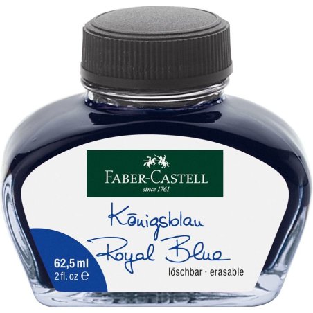 FABER-CASTELL Flacon d'encre, contenu: 62,5 ml, bleu roy