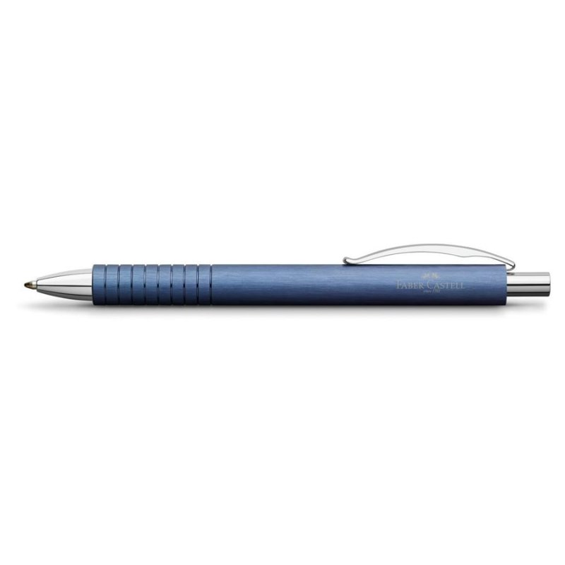 FABER-CASTELL Stylo à bille Essentio Aluminium, bleu