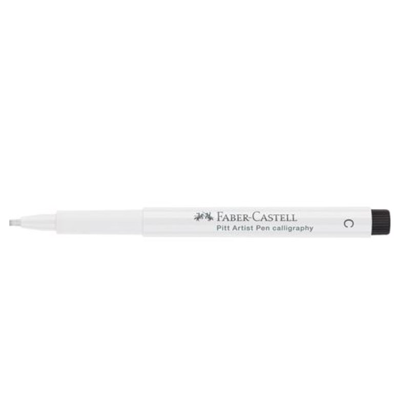 FABER-CASTELL Feutre PITT artist pen, blanc