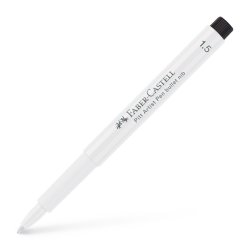 FABER-CASTELL Feutre PITT artist pen, blanc
