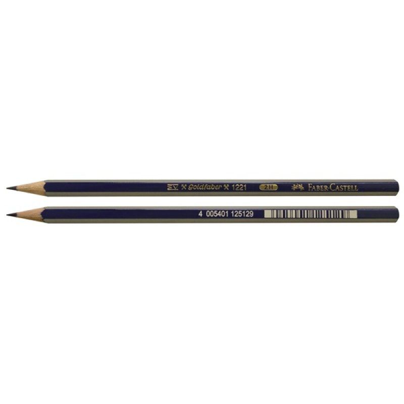 FABER-CASTELL Crayon graphite GOLDFABER, hexagonal, degré de