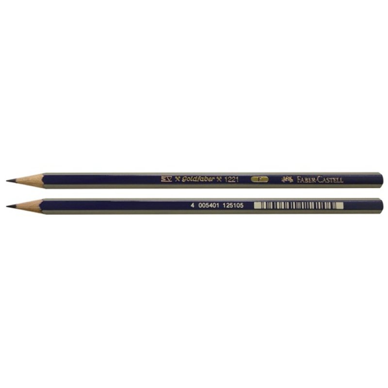 FABER-CASTELL Crayon graphite GOLDFABER, hexagonal, degré de