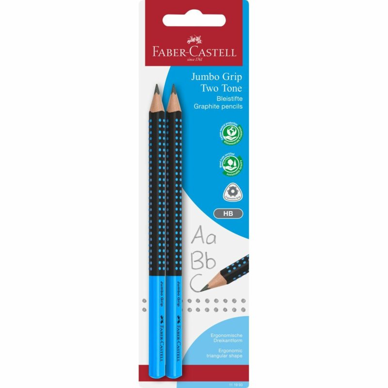 Faber-Castell 111993 graphite pencil B 2 pc(s)