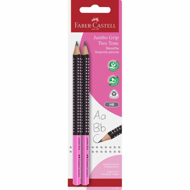 Faber-Castell 111993 crayon graphite B 2 pièce(s)