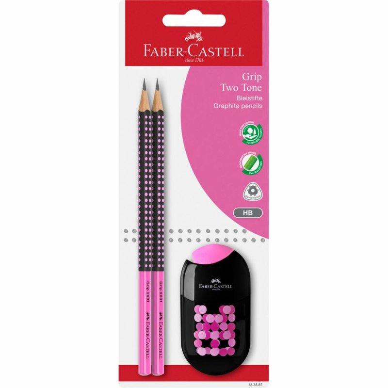 Faber-Castell 183587 crayon graphite HB 2 pièce(s)