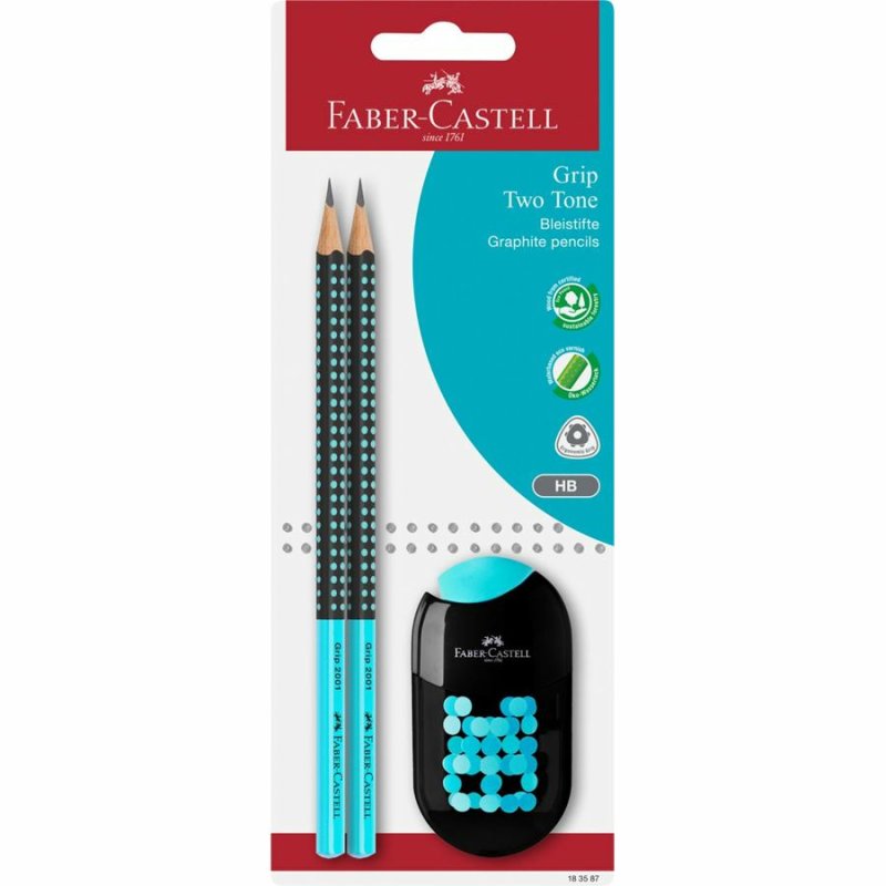 Faber-Castell 183587 crayon graphite HB 2 pièce(s)