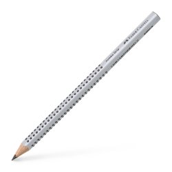 FABER-CASTELL Crayon Jumbo GRIP, HB, argent