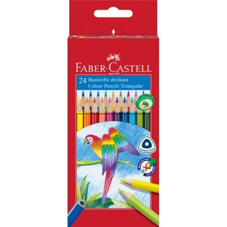 Faber-Castell 116544 crayon de couleur Multi 24 pièce(s)