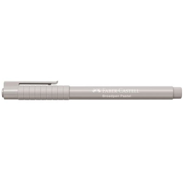 FABER-CASTELL Feutre BROADPEN Pastel, gris perle