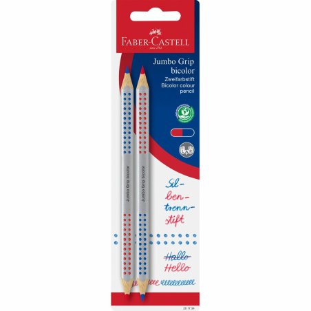 Faber-Castell 201734 colour pencil Blue, Red 2 pc(s)