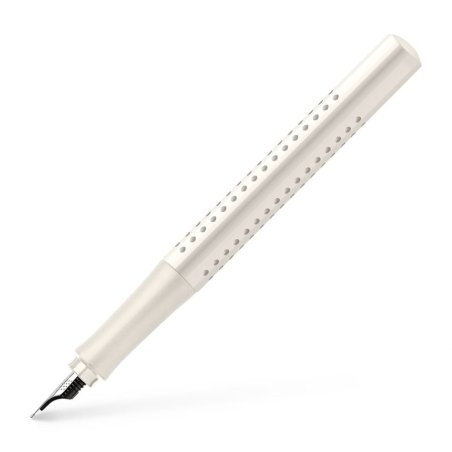 FABER-CASTELL Stylo plume GRIP 2010 Harmony, F, blanc