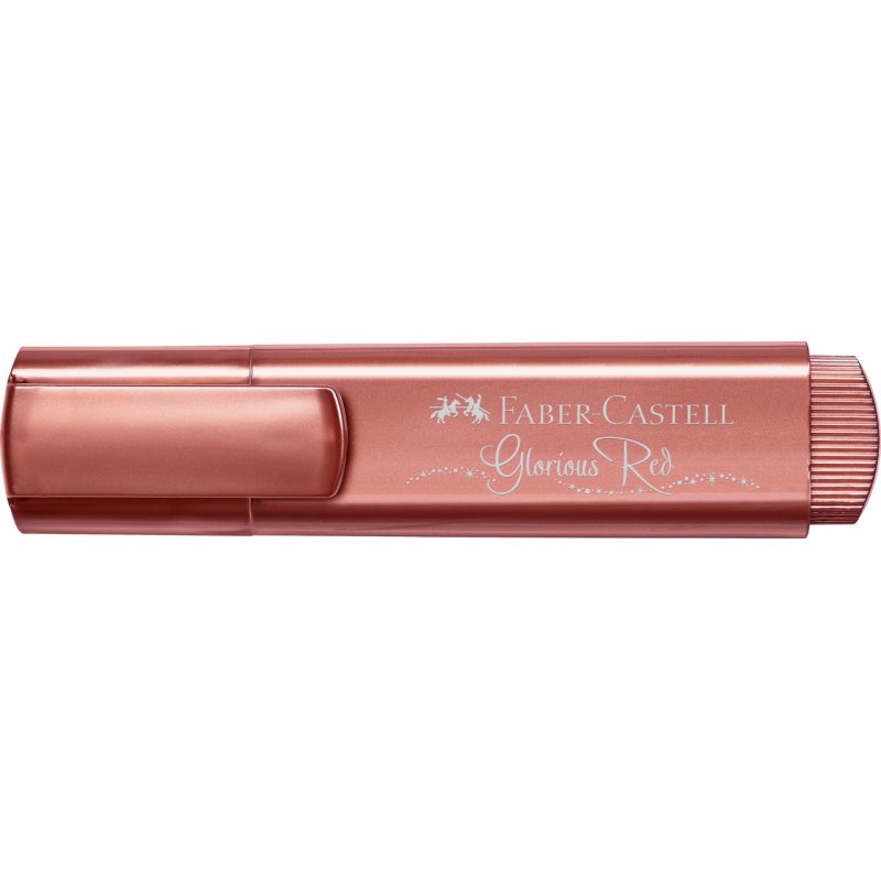 FABER-CASTELL Surligneur TEXTLINER 46 METALLIC, rouge