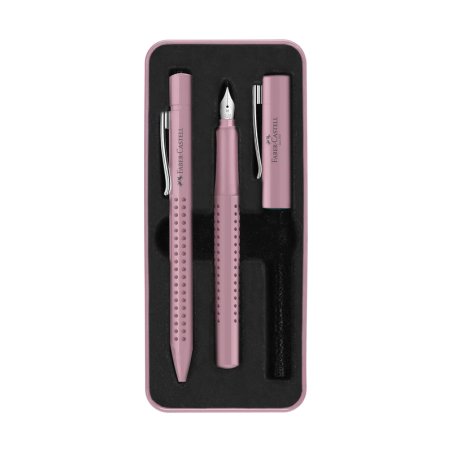 FABER-CASTELL Set d'écriture GRIP 2010 Harmony, rose