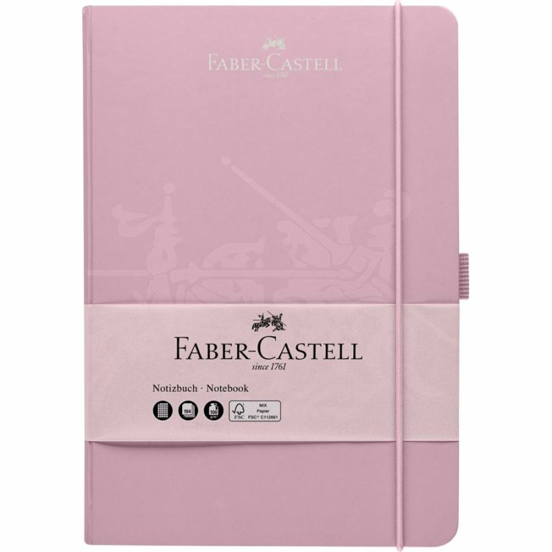 Faber-Castell 10027826 writing notebook A5 194 sheets Rose