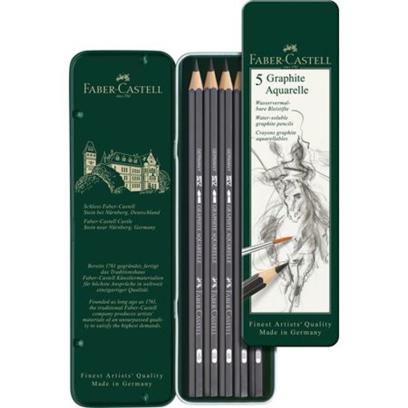 Faber-Castell 117805 crayon graphite HB 5 pièce(s)