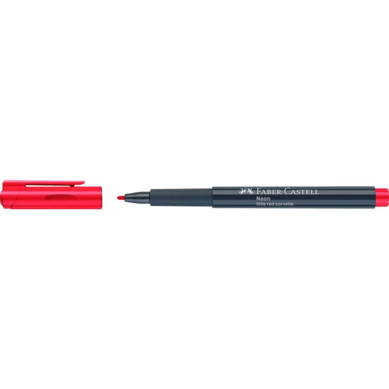 FABER-CASTELL Marqueur fluo Neon, rouge