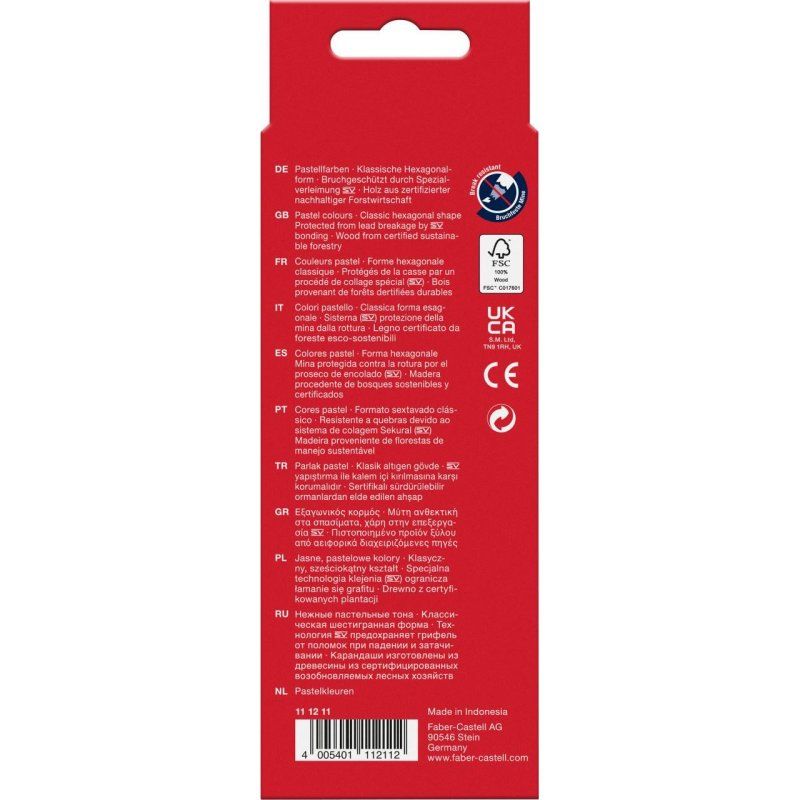 Faber-Castell 111211 colour pencil Multicolour 10 pc(s)