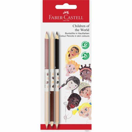 Faber-Castell 116511 colour pencil Assorted colours 3 pc(s)