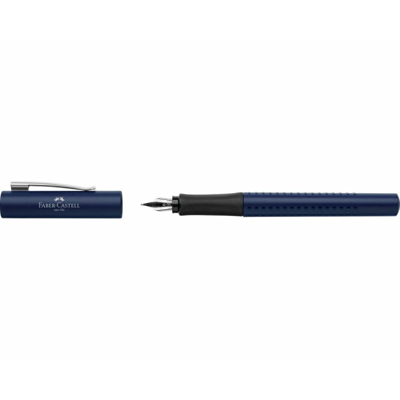 Faber-Castell 14080 stylo-plume Système de remplissage cartouche Noir, Bleu 1 pièce(s)