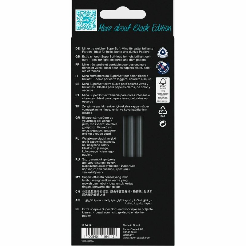 Faber-Castell 116414 crayon de couleur Couleurs assorties 12 pièce(s)